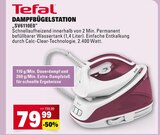 Dampfbügelstation SV6110E0 im Angebot bei Marktkauf in Aschaffenburg Dampfbügelstation SV6110E0 Angebote von Tefal bei Marktkauf Aschaffenburg für 79,99 €