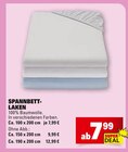 SPANNBETTLAKEN im Angebot bei Marktkauf in Kirchheim SPANNBETTLAKEN Angebote bei Marktkauf Kirchheim für 7,99 €