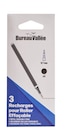 3 Recharges Roller Thermosensible - 0,7 mm - Noir - Bureau Vallée - Bureau Vallee en promo chez Bureau Vallée Houilles à 1,99 €