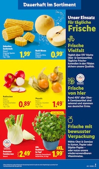 Mais Angebot im Lidl Prospekt, gültig von 05.10.2026 bis 10.10.2026 Mais Angebot im aktuellen Lidl Prospekt auf Seite 3