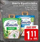 Aktuelle Quark Angebote bei EDEKA in Wuppertal Aktuelles Alpenfrischkäse Angebot bei EDEKA in Wuppertal ab 1,11 €