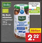 Bio Bockwürstchen von BioBio im aktuellen Netto Marken-Discount Prospekt