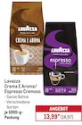 Crema E Aroma/ Espresso Cremoso Angebote von Lavazza bei METRO Germering für 14,97 €