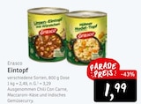 Linsen-Eintopf mit Würstchen bei Konsum im Dresden Prospekt für 1,99 €