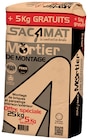 Mortier - SACAMAT dans le catalogue Weldom