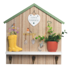 Patère "Cabane du jardin" en promo chez Bazarland Saint-Malo à 7,99 €