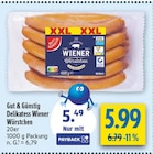 Aktuelles Delikatess Wiener Würstchen Angebot bei diska in Dresden ab 5,49 €