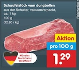 Schaufelstück vom Jungbullen im Angebot bei Netto Marken-Discount in Herne Schaufelstück vom Jungbullen Angebote bei Netto Marken-Discount Herne für 1,29 €