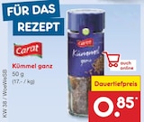 Kümmel ganz im Angebot bei Netto Marken-Discount in Ansbach Kümmel ganz Angebote von Carat bei Netto Marken-Discount Ansbach für 0,85 €