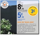Brise vue - BEAUX JOURS en promo chez E.Leclerc Brise vue - BEAUX JOURS dans le catalogue E.Leclerc