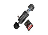 25100 2in1 SD/MicroSD, Kartenleser, Schwarz von ROLLEI im aktuellen MediaMarkt Saturn Prospekt für 10,99 €