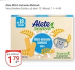 Aktuelle Milch Angebote bei GLOBUS in Mannheim Aktuelles Milch-Getreide-Mahlzeit Angebot bei GLOBUS in Mannheim ab 1,79 €