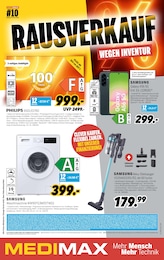 MEDIMAX Prospekt für Nietwerder mit 8 Seiten MEDIMAX Prospekt für Nietwerder: "RAUSVERKAUF WEGEN INVENTUR", 8 Seiten, 27.02.2026 - 06.03.2026