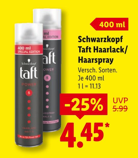 Taft Haarlack/Haarspray