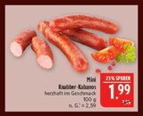 Aktuelle Mettwurst Angebote bei Marktkauf in Leipzig Aktuelles Mini Knabber-Kabanos Angebot bei Marktkauf in Leipzig ab 1,99 €
