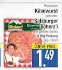Käsewurst im EDEKA Prospekt Käsewurst von Wiesbauer im aktuellen EDEKA Prospekt für 1,49 €