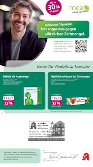 Aktueller mea - meine apotheke Prospekt "Unsere November-Angebote" Seite 1 von 4 Seiten für Vogt