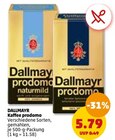 Kaffee prodomo von DALLMAYR für 5,79 € bei Penny-Markt im Angebot Kaffee prodomo von DALLMAYR im aktuellen Penny-Markt Prospekt