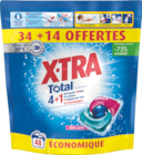 Lessive capsules XTRA 34+14 lavages 576gr - XTRA - Maxi Bazar Lessive capsules XTRA 34+14 lavages 576gr - XTRA à 8,99 € dans le catalogue Maxi Bazar