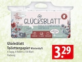 Glücksblatt Toilettenpapier Winterduft Angebote bei famila Nordost Kiel für 3,29 €