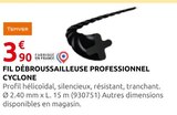 Fil Débroussailleuse Professionnel Cyclone - Temver en promo chez Rural Master Le Mans à 3,90 €