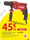 Promo Perceuse à percussion inv-pdr800 800 w à 45,90 € dans le catalogue Mr. Bricolage à Saint-Dié-des-Vosges