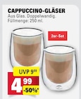 Cappuccino-Gläser im Angebot bei Marktkauf in Reutlingen Cappuccino-Gläser Angebote bei Marktkauf Reutlingen für 4,99 €