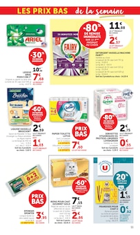 Promotion Serviettes Hygiéniques dans le prospectus Super U, valable du 17/03/2026 au 29/03/2026 Promo Serviettes Hygiéniques dans le catalogue Super U du moment à la page 11