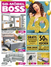 SB Möbel Boss Güstrow Prospekt der aktuellen Woche, gültig von 04.10.2023 bis 08.10.2023 Aktueller SB Möbel Boss Güstrow Prospekt "GROSS FEIERN. GROSS SPAREN." mit 12 Seiten