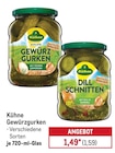 Gewürzgurken von Kühne im aktuellen METRO Prospekt für 1,59 €