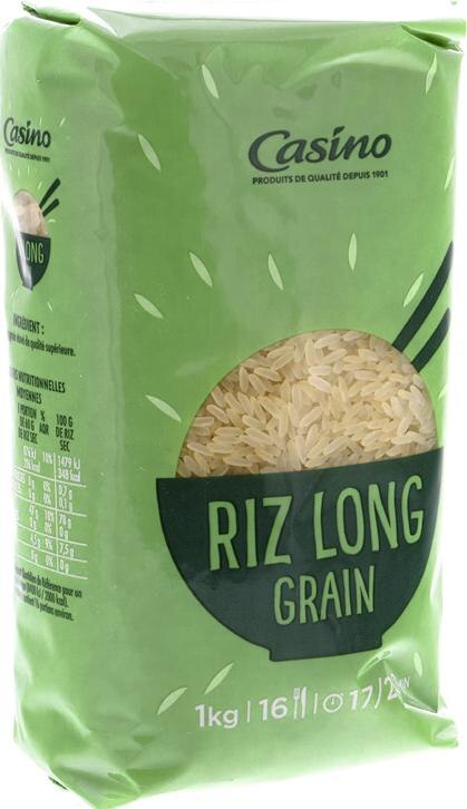 Riz long grains étuvé