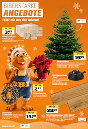 Aktueller OBI Prospekt mit Weihnachtsbaum, "BIBERSTARKE ANGEBOTE!", Seite 1