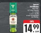 Aktuelle Whiskey Angebote bei E center in Nürnberg Aktuelles Irish Whiskey Angebot bei E center in Nürnberg ab 14,99 €
