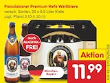 Premium Hefe Weißbiere von Franziskaner im aktuellen Netto Marken-Discount Prospekt für 11,99 €