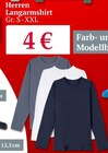 Herren Langarmshirt für 4,00 € bei Woolworth im Angebot Herren Langarmshirt im aktuellen Woolworth Prospekt