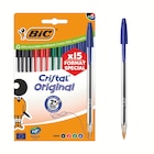 15 stylos bille Cristal à Bureau Vallée dans La Tour-de-Salvagny