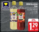 Sirup im Angebot bei E center in Amberg Sirup Angebote von EDEKA Herzstücke bei E center Amberg für 1,29 €