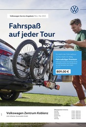Aktueller Volkswagen Werkstatt & Auto Prospekt in Urbar und Umgebung, "Neuer Frühling, neuer Grip" mit 1 Seite, 01.03.2025 - 31.05.2025