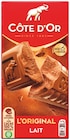 Chocolat L'Original - Côte d'Or en promo à 1,66 € chez Colruyt Chocolat L'Original - Côte d'Or dans le catalogue Colruyt