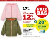 Coupe vent enfant à Super U dans Lissac