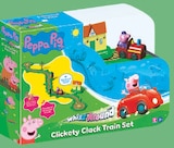 Set whizz clickety circuit train peppa - Peppa Pig à 39,99 € dans le catalogue JouéClub