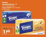 Taschentücher Original weich im V-Markt Prospekt Taschentücher Original weich von Tempo im aktuellen V-Markt Prospekt für 1,60 €