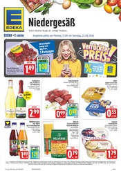 EDEKA Supermarkt Prospekt der aktuellen Woche mit 38 Seiten, gültig von 17.08.2026 bis 22.08.2026, in Jahnsdorf und Umgebung Aktueller EDEKA Supermarkt Prospekt in Jahnsdorf und Umgebung, "Wir lieben Lebensmittel!" mit 38 Seiten, 17.08.2026 - 22.08.2026