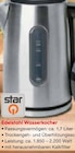 Edelstahl Wasserkocher Angebote von Star bei Netto Marken-Discount Lingen für 12,99 €