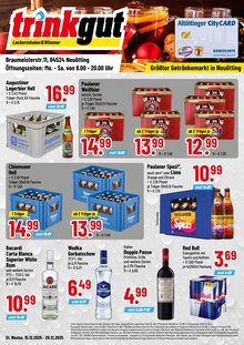 Aktueller Trinkgut Prospekt (Zeilarn, 4 Seiten zum blättern Trinkgut Prospekt Aktuelle Angebote mit 4 Seiten