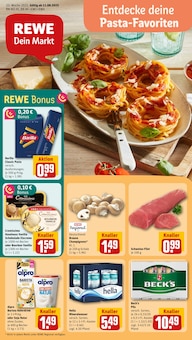 Aktueller REWE Prospekt "Dein Markt" Seite 1 von 28 Seiten für Bredstedt