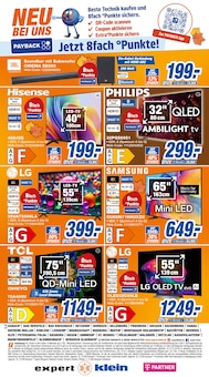 Fernseher im expert Prospekt "Top Angebote" mit 8 Seiten (Bergisch Gladbach)