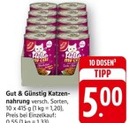 Katzennahrung Angebote von Gut & Günstig bei EDEKA Kaiserslautern für 5,00 €