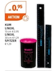 Lineal im Angebot bei Müller in Freiburg Lineal Angebote von Kum bei Müller Freiburg für 0,95 €