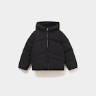 Doudoune chaude à capuche noir fille en promo chez La Halle Doudoune chaude à capuche noir fille dans le catalogue La Halle